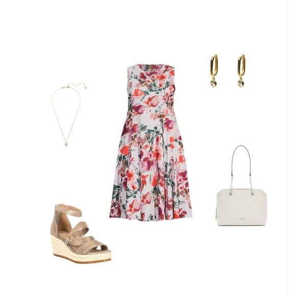 Eileen Fisher Wisp Metallic Suede Espadrille Weage Sandals size 8.5 - Picture 3 of 12